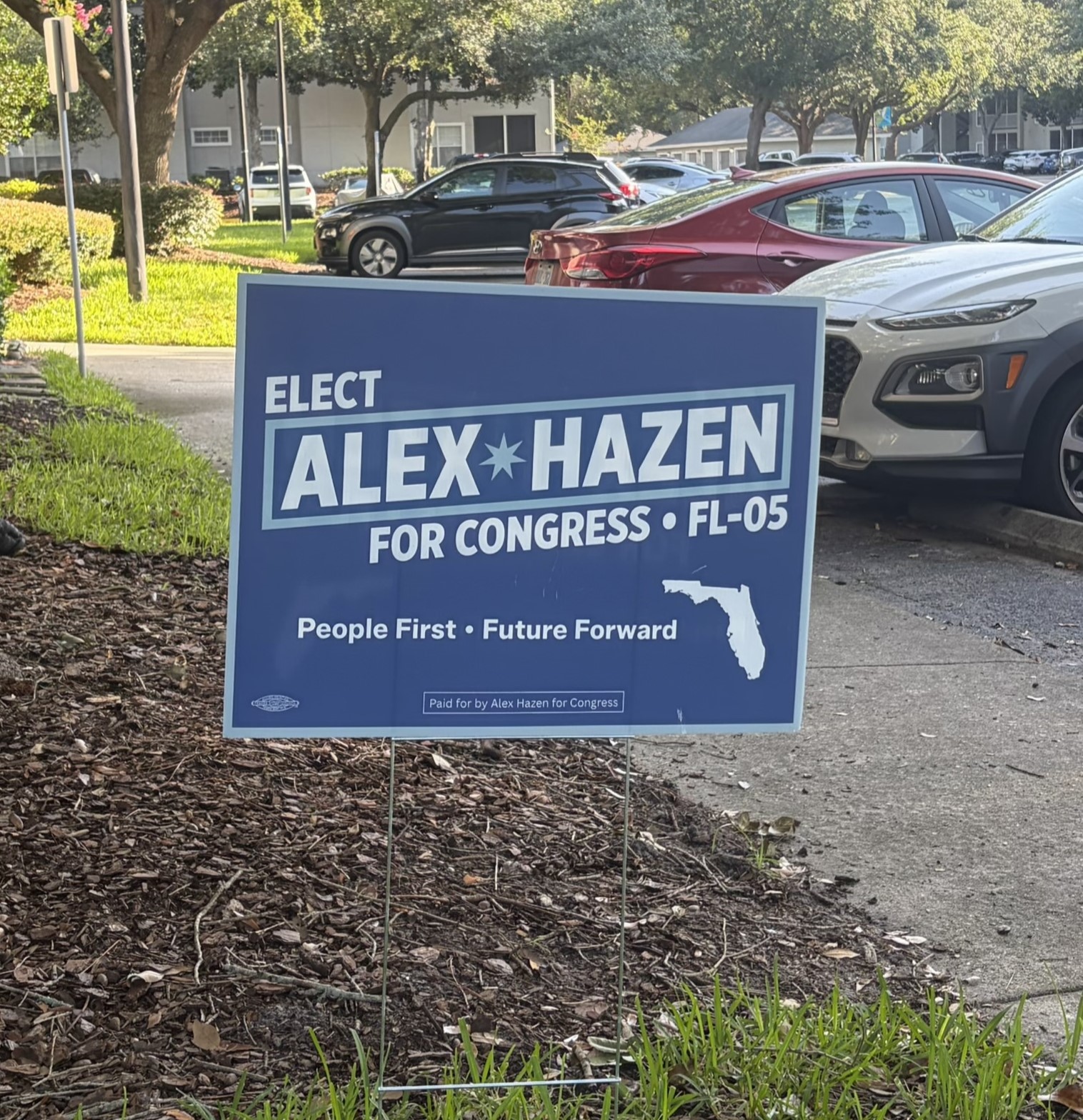 Campaign yard sign